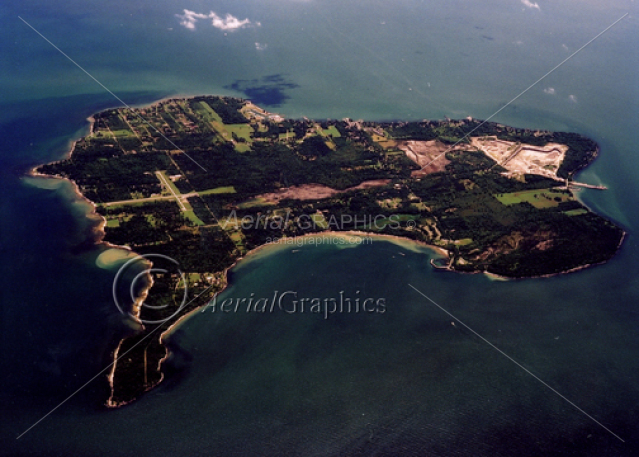 Kelly's Island Looking South in Ohio County, Michigan